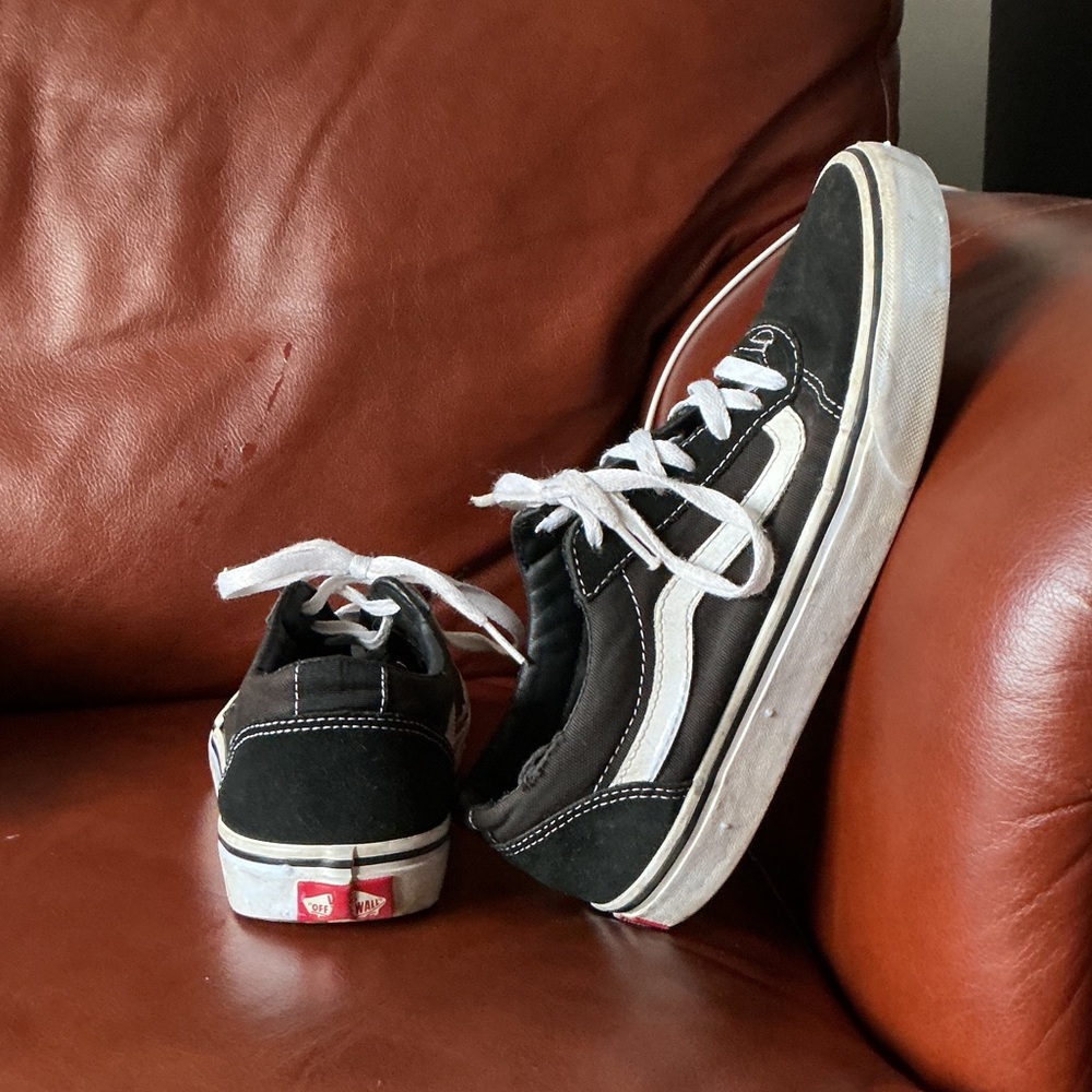 Vans Classic Black and White Sneakers